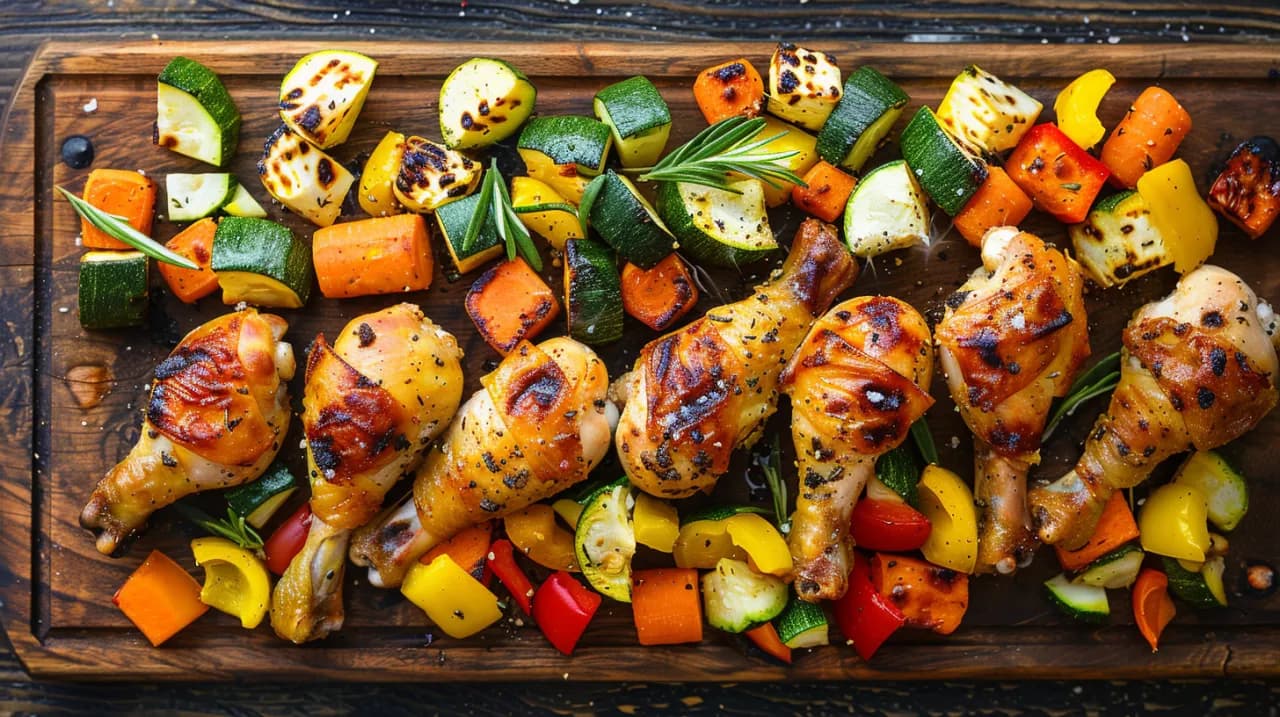 Pałki z kurczaka z warzywami: Pyszne i zdrowe danie obiadowe