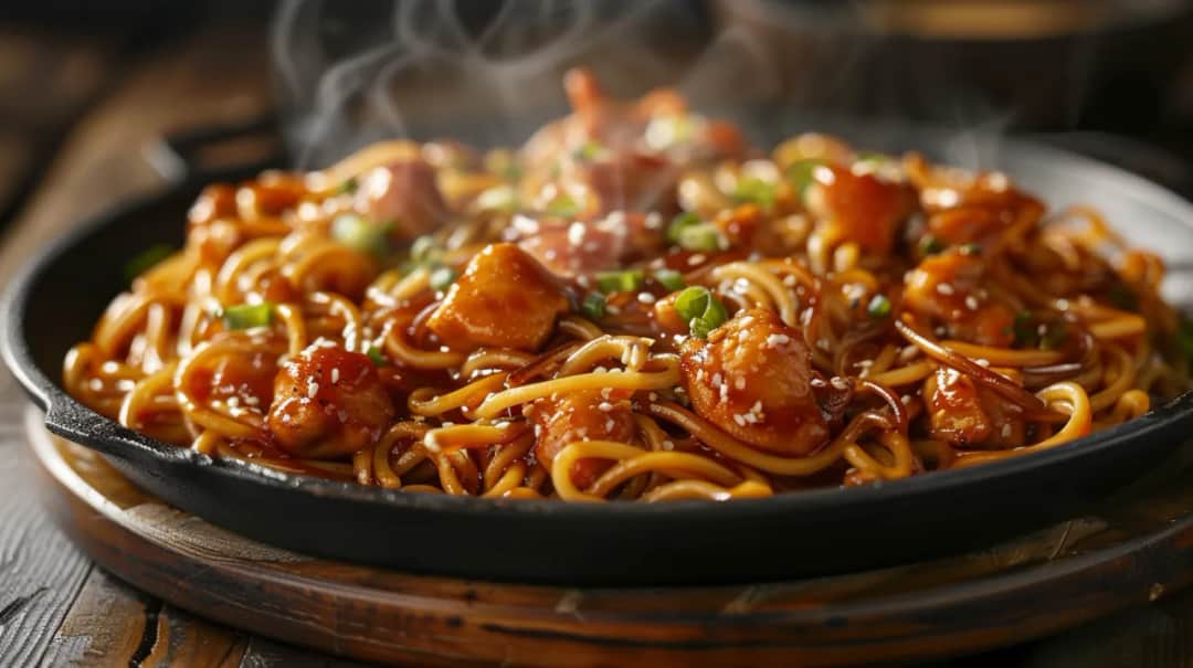 Kurczak w sosie sojowym z makaronem: Smaczny przepis